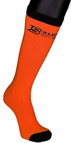 Blue Sports Unisex Sportsocken 37-46, Wintersocken für Herren, Ski-Socken strapazierfähig & bequem, Skatesocken (DE/NL/SE/PL, Alphanumerisch, Einheitsgröße, Regular, Regular, Orange)