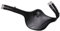 ARBO-INOX Stollenschutzgurt Leder Sattelgurt mit Bauchlatz und Elastikeinsätzen (125cm, Schwarz)