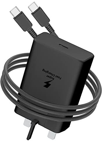 45W USB C Super Fast Charger for Samsung, USB C Plug for Samsung Galaxy S24 Ultra/S24 Plus/S24+/S23 Ultra/S23+/S22 Ultra/S22 Plus/S21/Note 20/Note10+, PPS Fsat Charger 2.0 with 5.9ft Type-C Cable