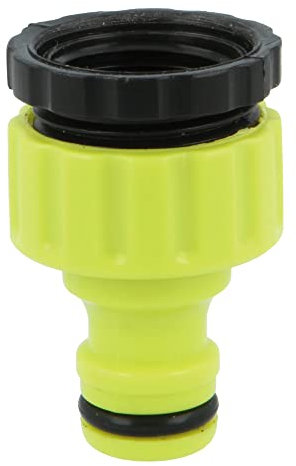 Amig - Adapter und Reduzierstück für Schlauchanschluss an den Wasserhahn | 1/2 Zoll und 3/4 Zoll | Schneller und einfacher Anschluss für Wasserschläuche | ABS-Kunststoff | Pistaziengrün