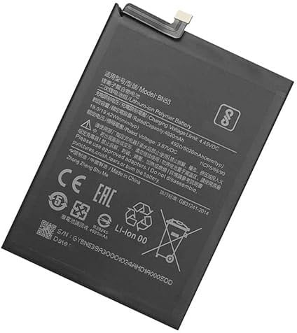 WXKJSHOP BN53 Replacement Internal Battery For Redmi Note 9 Pro 5020mAh 3.87V Li-Polymer Battery BN53