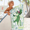 SearchI Personalisiertes Strandtuch mit Namen 76x152cm,Sandfreie, Schnell Trocknende und Leichte Mikrofaser Stranddecke,Personalisierte Badehandtuch Geschenke für den Strand, Reise, Sauna