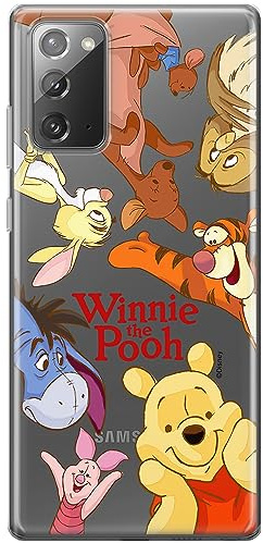 ERT GROUP Handyhülle für Samsung Galaxy Note 20 Original und offiziell Lizenziertes Disney Muster Winnie the Pooh & Friends 046 optimal an die Form des Handy angepasst, teilweise transparent