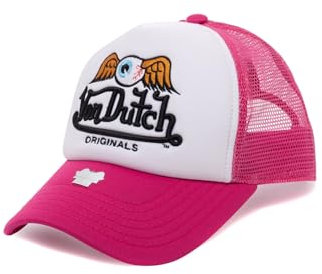 Von Dutch Trucker Cap Baker White Pink Weiss Pink, Size:OneSize