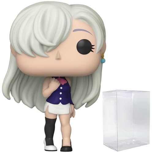 POP Anime: Seven Deadly Sins - Elizabeth Funko Vinyl Figure (Bundled with Compatible Box Protector Case), Multicolor, 3.75