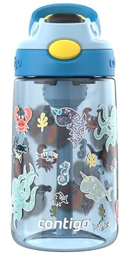 Contigo Kids Water Bottle with Redesigned AUTOSPOUT Straw, 14 oz