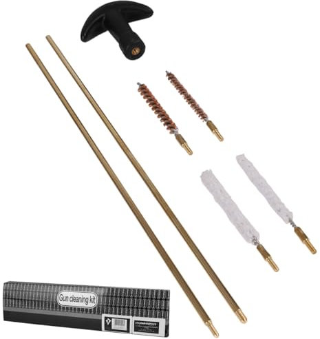 DOMINATOR Kit de nettoyage 7 pièces pour fusils et pistolets à air comprimé - Entretien calibre 4,5 mm à 5,5 mm - Nettoyage de canon