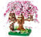 Kirschblüte Baumhaus, Sakura Bonsai Baum Bausatz, 1109 Klemmbausteine Sakura Baumhaus Modellsets für Erwachsene, DIY Kreatives Botanik Kollektion Deko Geschenk Nicht Kompatibel mit Großen Marken Haus