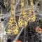 Halloween Deko, 3pcs Halloween Hängende Leuchtend Spinne Eier Säcke, 90cm Spinnen Eier Dekoration, Halloween Requisiten für Garten, Rasen, Baum, Halloween Party Dekoration für Indoor Outdoor