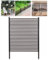 YAVYAV 120 cm (H) Rankgitter Aus Metall, Dekorative Gartenzaunzäune, Blumenpflanzen-Poolzäune, Garten Rankhilfe Für Kletterpflanzen, Sichtschutz Für Den Innen- Und Außenbereich(W120xH180cm/3.9x5.9ft)