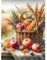DPIDEA Diamant Painting Bilder für Erwachsene, Diamond Painting Obst Korb DIY 5D Diamant Malerei Kit Stillleben Runde Steine Diamant Painting für Zuhause Dekor 30x40 cm