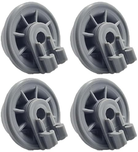 Spülmaschinenräder,Unterkorb Rollen,Korbrollen Unterkorb,4 Stück Unterkorbrollen,Spülmaschinen Rollen,Geschirrspüler Ersatzteile,compatible für Bosch Siemens Neff Beko 611475