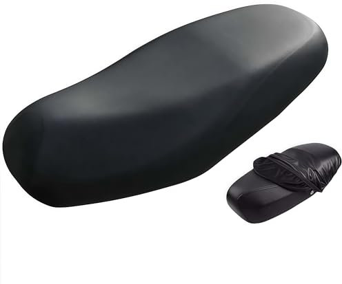 Zhenghebuy Motorrad Sitzbankbezug,Motorradbezug Kissen Sitzbezug Moped Wasserdicht Universal Sitzabdeckung,Staubkissenbezug Schutz mit Gummiband für Motorrad Roller Moped Sitzbezug 80 * 57cm