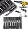 Camiraft 1/2 Deep Socket Set - 20PCS CR-V Impact Socket Set 8-32mm Sockets for Automotive & Industrial Use | Tackles Smaller Electrical Bolts and Larger Industrial Nuts Missed by 10-24mm Sets