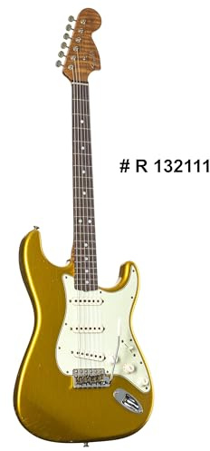Fender '66 RW Journeyman Frost Gold - Custom E-Gitarre