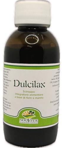 DULCILAX – Sciroppo 150 ml con Fichi e Manna – Integratore Intestinale Naturale – Favorisce il Transito, combatte la Stitichezza – A Base di Fichi e Manna