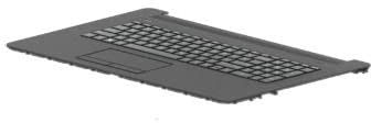 HP Top cover/keyboard, backlit, models without an optical drive