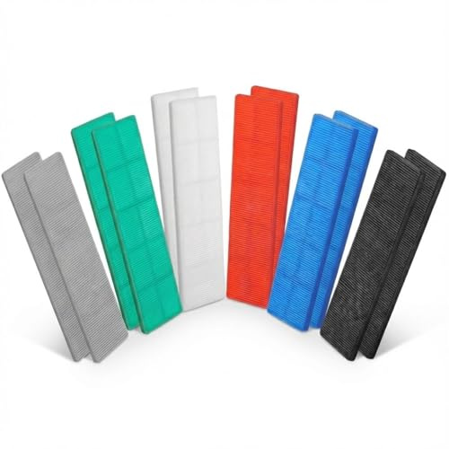 120 Pcs Packers, 28mm x 100mm Flat Plastic Glazing Packers, Window Packers | 1-6mm Window Packers Assorted Plastic Packers, Packing Spacers Set, for DIY Window Door Frame Home Improvement