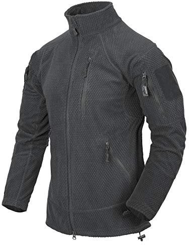 Helikon-Tex Herren Fleece Jacket Alpha Tactical Grid Fleecejacke schwarz, Grau (Shadow Grey), L