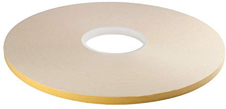 JCP Ruban adhésif double face en mousse 1 mm x 10 mm x 50 m