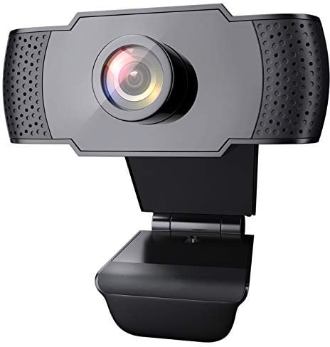 wansview 1080P Webcam with Microphone, USB 2.0 Desktop Laptop Computer Web Camera with Auto Light Correction, Plug and Play, for Video Streaming, Conference, Game,Study