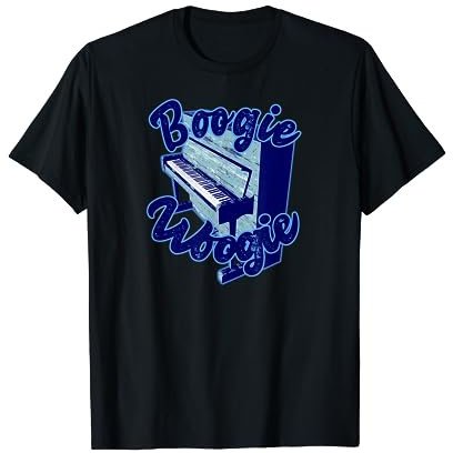 Boogie Woogie Piano Design für Tänzer und Pianisten T-Shirt