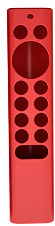 SHOTAY Housse de Protection, étui en Silicone Souple Anti-poussière Housse de Protection pour télécommande pour NVIDIA Shield TV Pro / 4K HDR contrôleur Protecteur Rouge