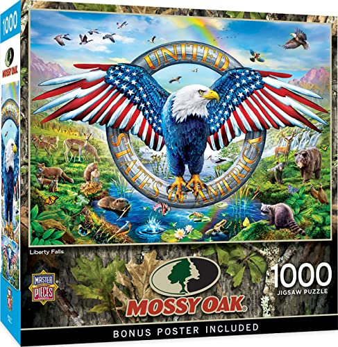 1000 Piece Jigsaw Puzzle for Adult, Family, Or Kids - Liberty Falls by Masterpieces - 19.25 X 26.75 - Family Owned American Puzzle Company