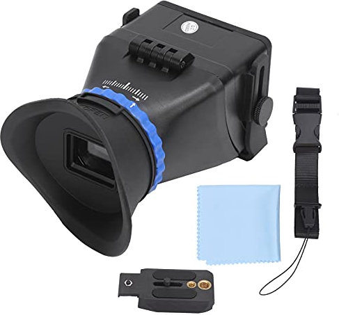 BTER Kamera-Sucher, professionelle 3-Fach-Vergrößerung LCD-Sucher-Vergrößerung für 3 Zoll / 3,2 Zoll LCD-Bildschirm, DSLR-Sucher für Camcorder, DSLR/SLR-Kamera, Kamera-Bildschirm-Sonnenschutzblende