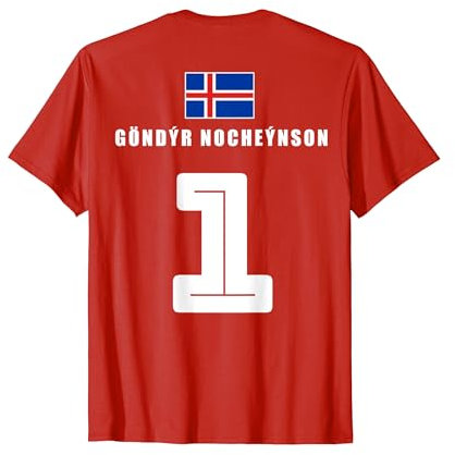 Island Sauf Trikot Fußball Lustige Sprüche Namen Isländisch T-Shirt