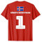 Island Sauf Trikot Fußball Lustige Sprüche Namen Isländisch T-Shirt