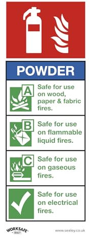 Panneau de sécurité « Safe Conditions » – Extincteur à poudre