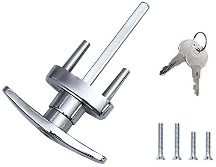 Wedelweib Serrure de porte de garage avec poignée en T