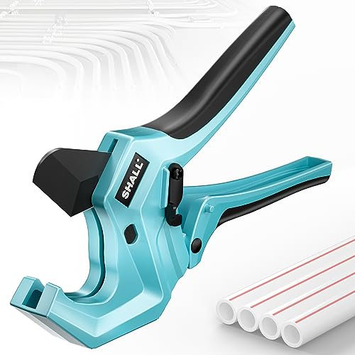 SHALL Tagliatubi in plastica da 2,5 (63 mm), Tagliatubi in PVC, per tagliare tubi in plastica PEX, PVC e PPR con diametro esterno di 63 mm Tubi in plastica di alta qualità