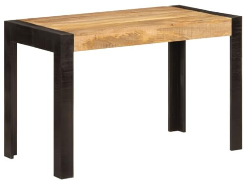 vidaXL Esstisch 120x60x76 cm Massivholz Mango