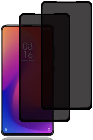 Protector Pantalla de Privacidad para Xiaomi Mi 9T/Xiaomi Mi 9T Pro [2 Piezas],Cristal Vidrio Templado Antiespia,Dureza 9H,Sin Burbujas,Anti-Rasguños,Anti-Espía Protector Pantalla para Xiaomi9T/9T Pro