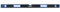 GEPCO Wasserwaage Industrie 60 80 120 200 cm Aluminium 0.8 mm Richtwaage Messwaage Bauwaage 3 Libellen Lineal 2 Griffe Magnetisch Messtoleranz: 0,5mm/m 120 cm