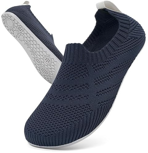 KOWAYI Chaussons Hommes Pantoufles Femme D'intérieur Confortables à Semelle Souple Antidérapant Respirant Chaussons Maison Unisex