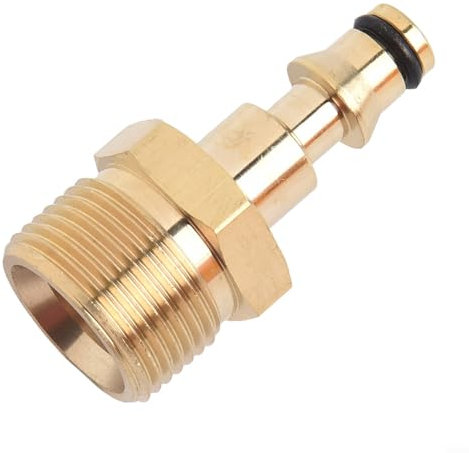 Outil de conversion à connecteur rapide, adaptateur M22 pour tuyau de nettoyeur haute pression, laiton massif (pour laveur)