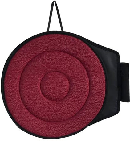 Drehbares Sitzkissen,drehbares Sitzkissen - Anti-Rutsch-Stuhlmatte, drehbares Sitzkissen für Auto | Stuhlhilfe für ältere Menschen, tragbares Scheibenpolster zum einfachen Drehen vom Bett in den Rolls