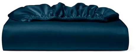 Cosy House Collection 100% Viskose aus Bambus Spannbettlaken – Kühlend, atmungsaktiv, seidig weich – mit tiefen Taschen