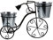 UKCOCO Flower Pot Holder for Bike Garden Bicycle Planter Rack Rustic Decorative Stand for Use