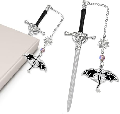 Drachen Lesezeichen.Lesezeichen Metall, Vintage-Stil, drachen Lesezeichen Geburtstagsgeschenk für Fans Leser Anhänger Jubiläumsgeschenk Geburtstag, Lehrer-14.8CM