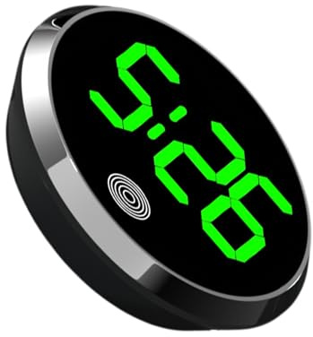 AutoUhr, Auto Armaturenbrett Uhr, Fluoreszierendes Auto Armaturenbrett, Mini Digitaluhr, Berührung Gesteuerte Fahrzeug Uhr, Mit Licht Für Haushalt Kühlschrank Fahrzeug Armaturenbretts