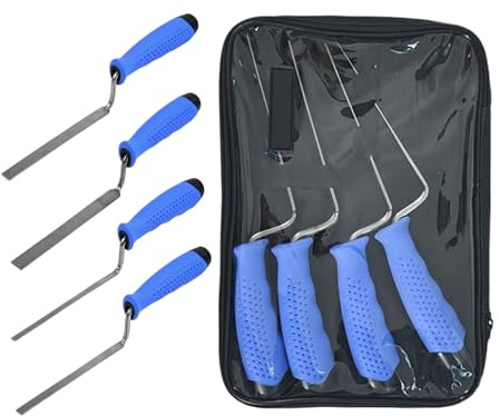 Cazzuola Per Muratura - 4 Pezzi Cazzuole Manico Antiscivolo Per Riparazione Cemento | Utensili per Malta Stuccatura per Ristrutturazione Casa Principianti