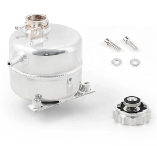 Vaschette Liquido Radiatori Per Mini Per Cooper S R52 R53 Radiatore In Alluminio Argento Lucido Serbatoio Espansione Per Acqua Di Raffreddamento(Silver)