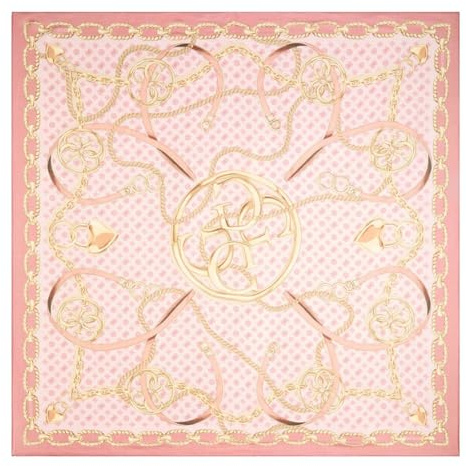 GUESS Tuch Kefiah Max 130X130 Rose koralle