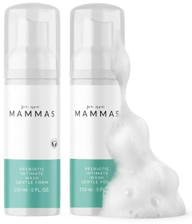 PARENT Dammpflege-Set nach der Geburt: Prebiotischer Schaum und Botanikspray, Präbiotischer Intimpflege-Reinigungsschaum für Schwangerschaft & Wochenbett Ohne Seife 2 x 150 ml (2 x Schaum)