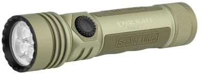 OLIGHT Seeker Ultra Leistungsstarke LED Taschenlampe 4800 Lumen 265 m | OAL Gehäuse, USB-C und MCC3 Laden, Innovatives Holster, IPX8, 17 Tage Laufzeit, Outdoor, Camping
