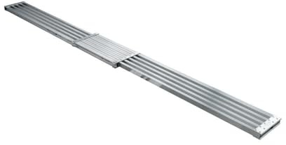 Werner PA208 250 Lb. Duty Rating Aluminum Extension Plank, 14 Wide by 8-To-13' Long